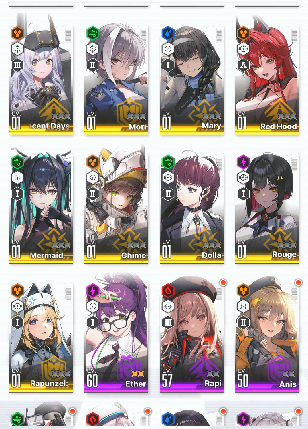 [GLOBAL] GODDESS OF VICTORY NIKKE 17SSR+Pity Dorothy+Red Hood+Skin+Volume+Little Mermaid+Viper+Noah+Novel++ starter account-Mobile Games Starter