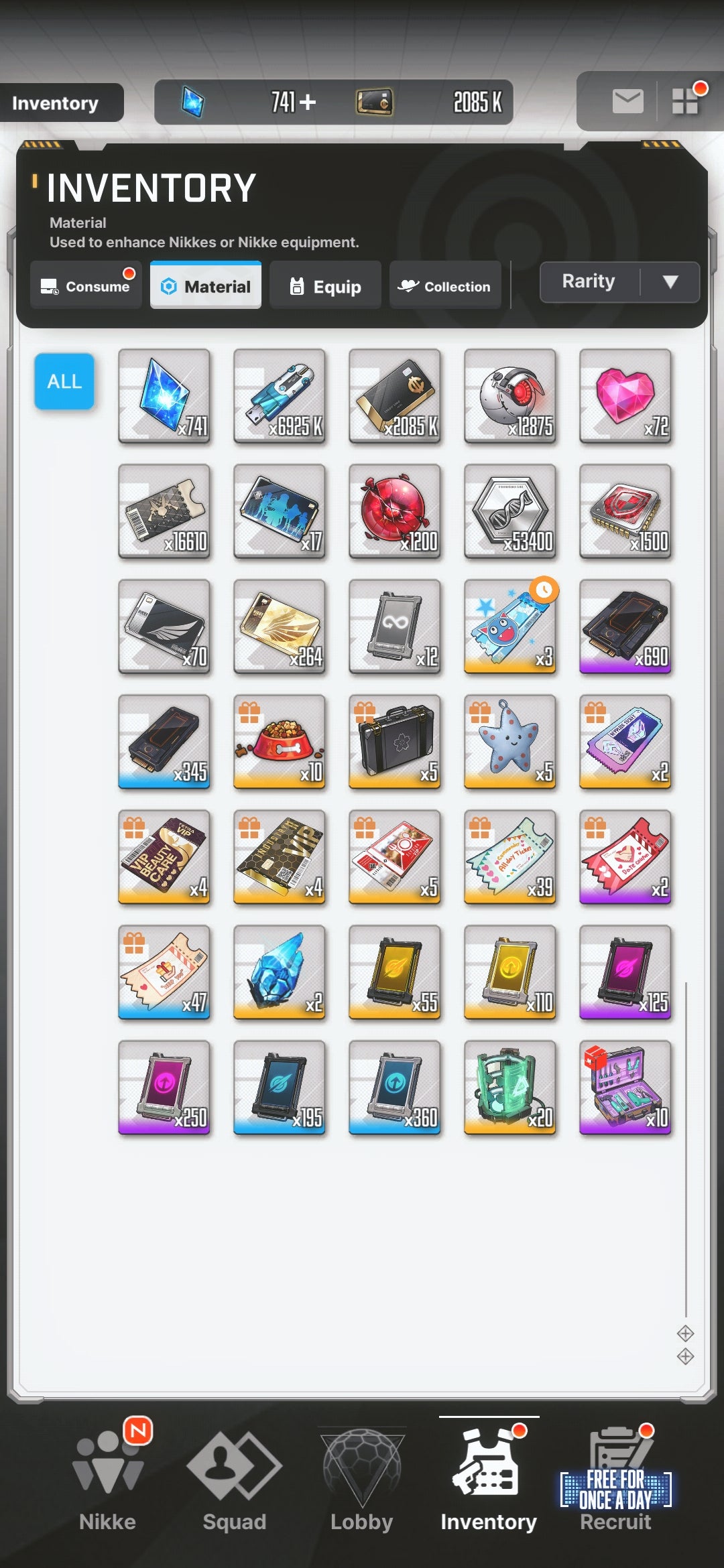 [GLOBAL] GODDESS OF VICTORY NIKKE 17SSR+Pity Dorothy+Red Hood+Skin+Volume+Little Mermaid+Viper+Noah+Novel++ starter account-Mobile Games Starter