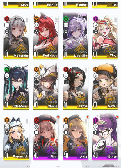 [GLOBAL] GODDESS OF VICTORY NIKKE 17SSR+Pity Liberalio+Modernia+Red Hood+Skin+Little Mermaid+Grave+Tia++Pepper++ starter account-Mobile Games Starter