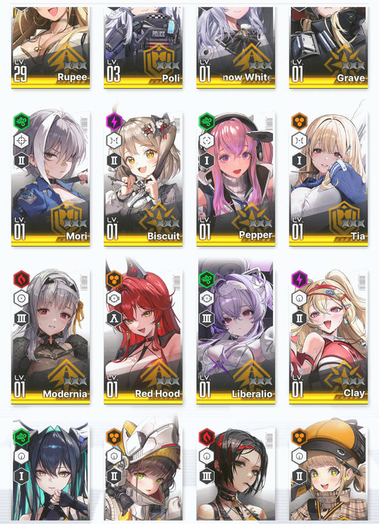 [GLOBAL] GODDESS OF VICTORY NIKKE 17SSR+Pity Liberalio+Modernia+Red Hood+Skin+Little Mermaid+Grave+Tia++Pepper++ starter account-Mobile Games Starter