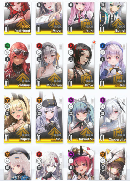 [GLOBAL] GODDESS OF VICTORY NIKKE 17SSR+Pity MLB 4X Red Hood+skin+Modernia+skin+Cinderella+Volume++ starter account-Mobile Games Starter