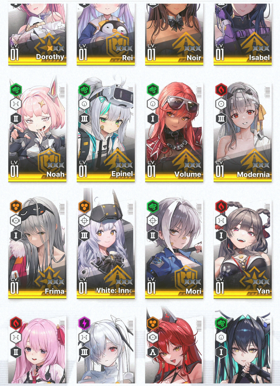 [GLOBAL] GODDESS OF VICTORY NIKKE 18SSR Modernia+skin+Little Mermaid+Dorothy+Red Hood+Skin+Cinderella+Noir+Noah+Volume++ starter account-Mobile Games Starter