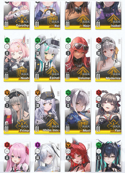 [GLOBAL] GODDESS OF VICTORY NIKKE 18SSR Modernia+skin+Little Mermaid+Dorothy+Red Hood+Skin+Cinderella+Noir+Noah+Volume++ starter account-Mobile Games Starter