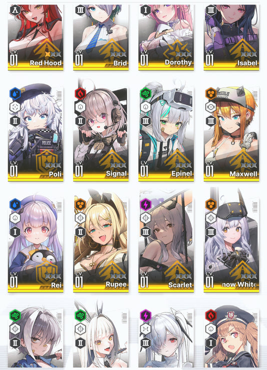 [GLOBAL] GODDESS OF VICTORY NIKKE 18SSR+Pity Dorothy+Red Hood+Skin+Cinderella+Scarlet+Isabel+Blanc+Signal+Epinel++ starter account-Mobile Games Starter