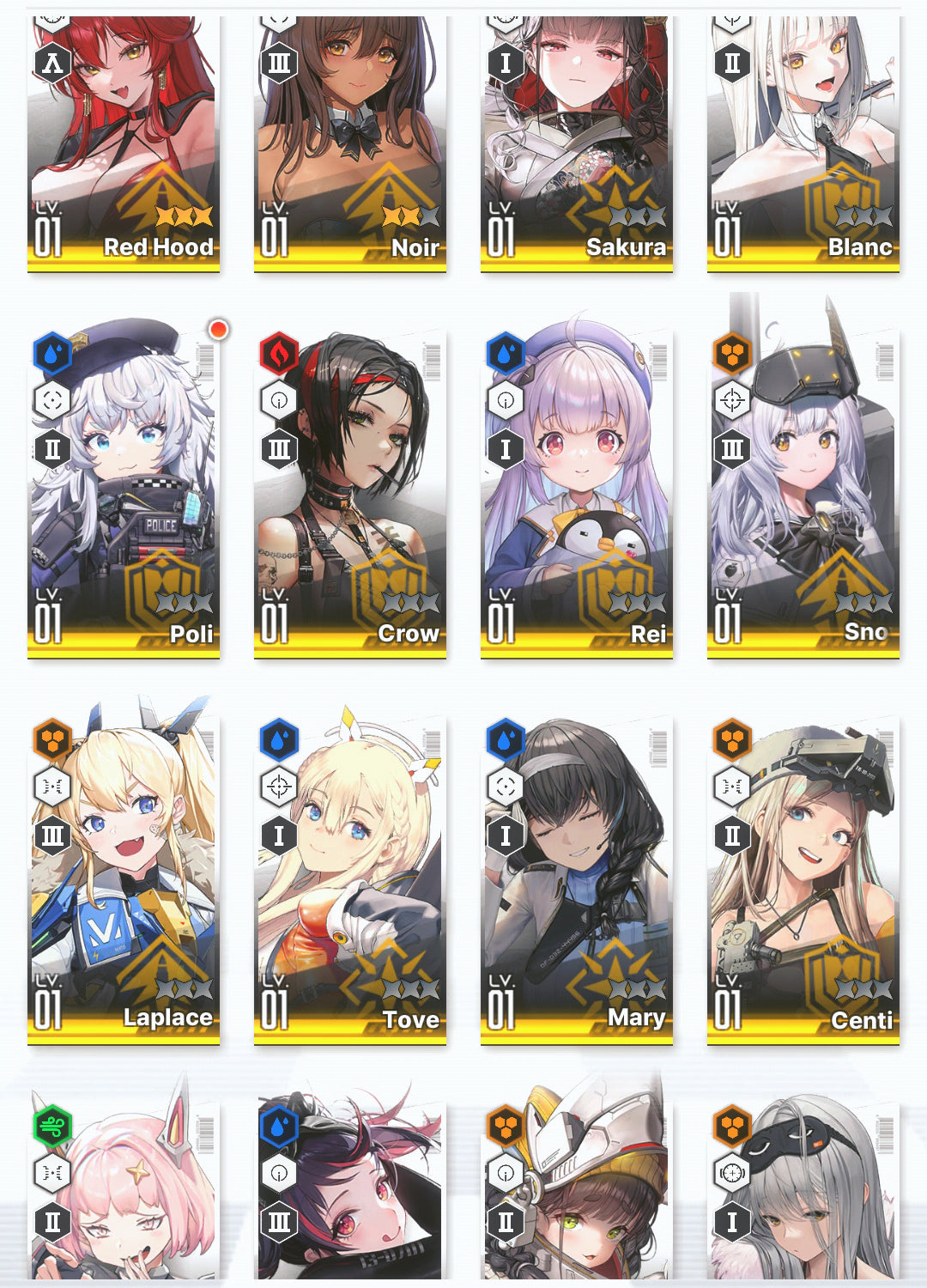[GLOBAL] GODDESS OF VICTORY NIKKE 18SSR+Pity MLB 4X Red Hood+3 Noir+Blanc+skin+Sakura+Poli+Rei++ starter account-Mobile Games Starter