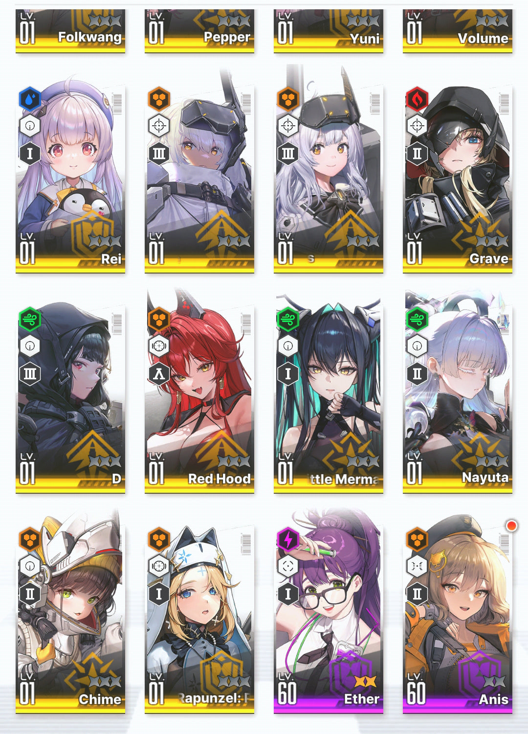 [GLOBAL] GODDESS OF VICTORY NIKKE 18SSR+Pity Red Hood+skin+Little Mermaid+Nayuta+Cinderella+Grave+Blanc+Volume+Pepper+Yuni+Brid+Rei++ starter account-Mobile Games Starter