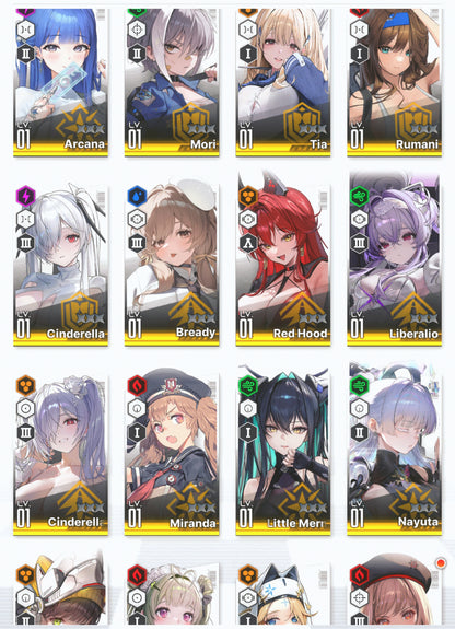 [GLOBAL] GODDESS OF VICTORY NIKKE 19SSR Cinderella: Crystal Wave+Nayuta+Liberalio+Red Hood+Skin+Cinderella+Little Mermaid+Bready+Tia+Rosanna+Poli+Miranda++ starter account-Mobile Games Starter