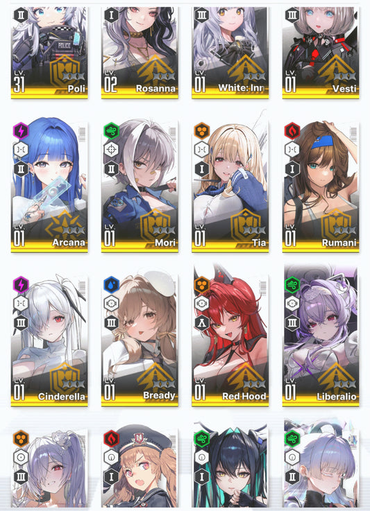 [GLOBAL] GODDESS OF VICTORY NIKKE 19SSR Cinderella: Crystal Wave+Nayuta+Liberalio+Red Hood+Skin+Cinderella+Little Mermaid+Bready+Tia+Rosanna+Poli+Miranda++ starter account-Mobile Games Starter