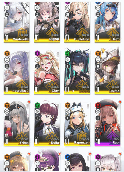 [GLOBAL] GODDESS OF VICTORY NIKKE 19SSR Cinderella: Crystal Wave+Red Hood+Skin+Cinderella+Grave+Little Mermaid+Viper+Frima+Signal+Dolla+Rei++ starter account-Mobile Games Starter