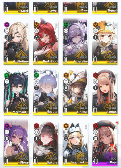 [GLOBAL] GODDESS OF VICTORY NIKKE 19SSR Liberalio+Nayuta+Red Hood+Skin+Liter+Little Mermaid+Maid Privaty+Laplace+Guillotine starter account-Mobile Games Starter