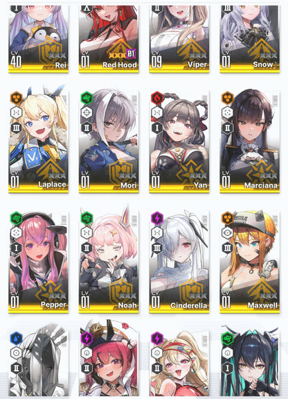 [GLOBAL] GODDESS OF VICTORY NIKKE 19SSR MLB 4X+1 Red Hood+Skin+Cinderella+Little Mermaid+Viper+Rei++ starter account-Mobile Games Starter