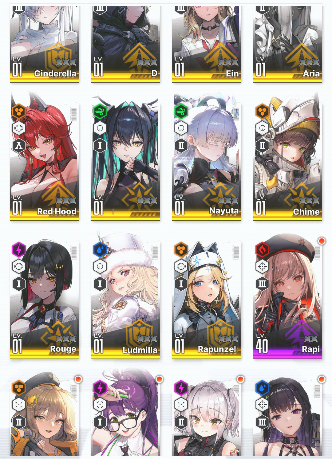 [GLOBAL] GODDESS OF VICTORY NIKKE 19SSR Nayuta+Scarlet+Red Hood+Skin+Cinderella+Grave+Little Mermaid+Sparkling Summer Anis+Helm++ starter account-Mobile Games Starter