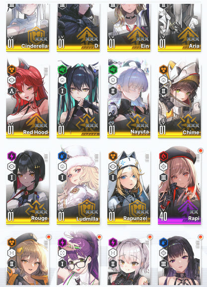 [GLOBAL] GODDESS OF VICTORY NIKKE 19SSR Nayuta+Scarlet+Red Hood+Skin+Cinderella+Grave+Little Mermaid+Sparkling Summer Anis+Helm++ starter account-Mobile Games Starter