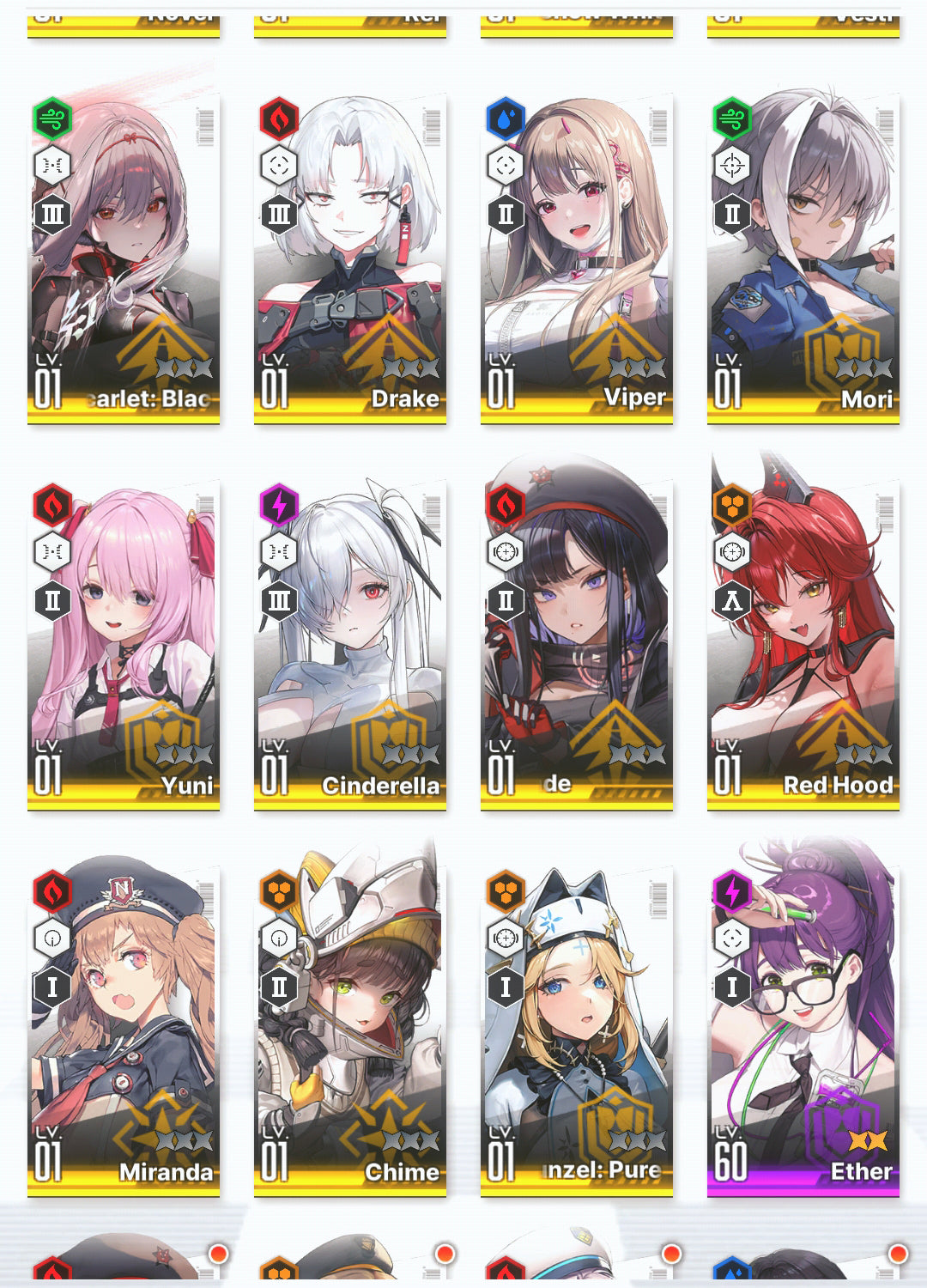 [GLOBAL] GODDESS OF VICTORY NIKKE 19SSR Red Hood+Skin+Cinderella+Scarlet Black Shadow+Dorothy+Novel+Rei++ starter account-Mobile Games Starter