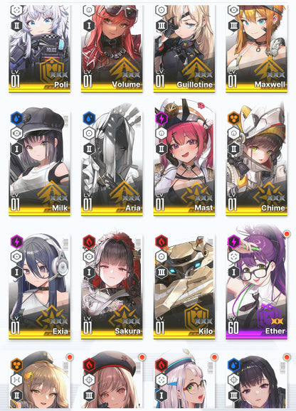 [GLOBAL] GODDESS OF VICTORY NIKKE 19SSR+Pity 2 Modernia+Scarlet Black Shadow+Dorothy+Harran+Noir+Volume++ starter account-Mobile Games Starter