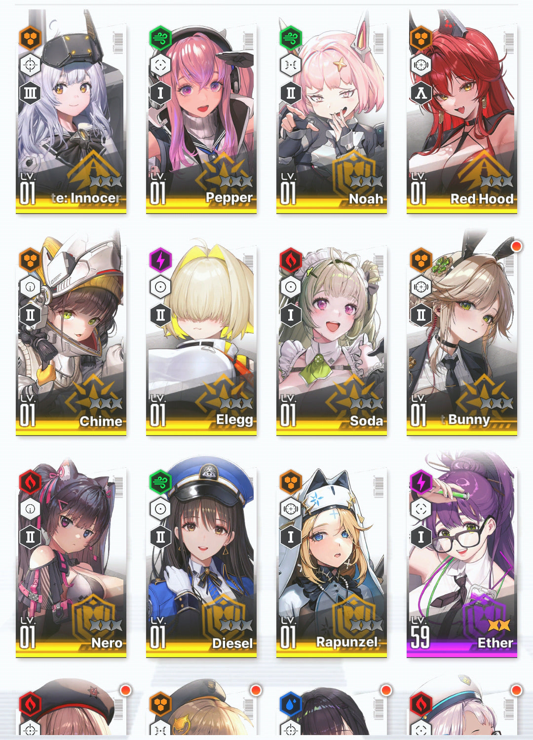 [GLOBAL] GODDESS OF VICTORY NIKKE 19SSR+Pity Dorothy+Red Hood+skin+Viper+Dolla+Rei++ starter account-Mobile Games Starter