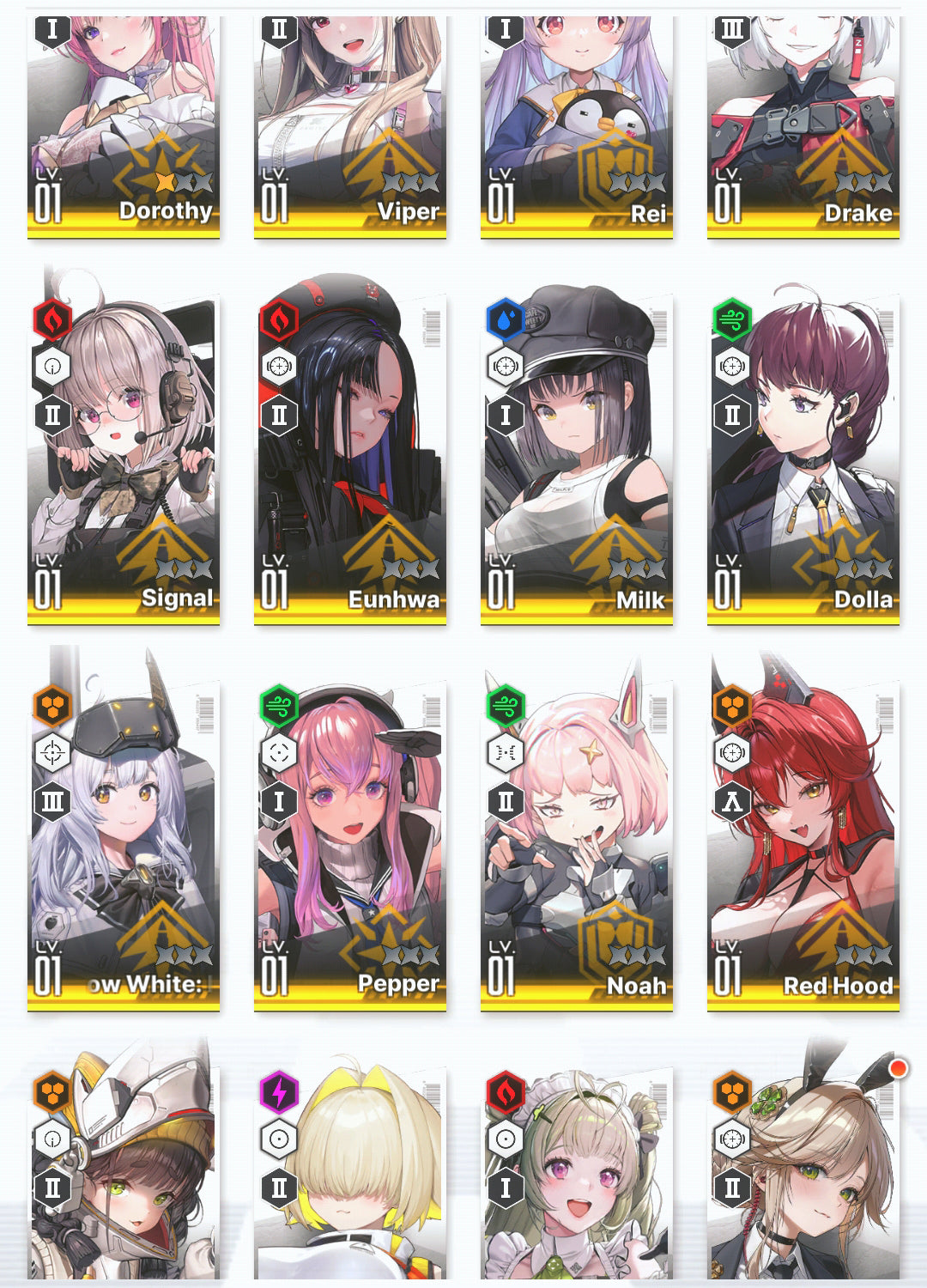 [GLOBAL] GODDESS OF VICTORY NIKKE 19SSR+Pity Dorothy+Red Hood+skin+Viper+Dolla+Rei++ starter account-Mobile Games Starter