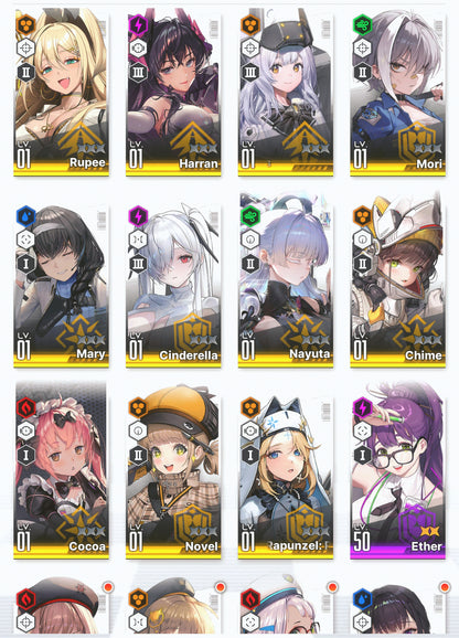 [GLOBAL] GODDESS OF VICTORY NIKKE 19SSR+Pity Nayuta+Dorothy+Red Hood+Skin+Cinderella+Laplace+Drake+Rei++ starter account-Mobile Games Starter