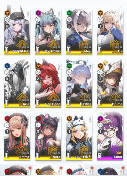 [GLOBAL] GODDESS OF VICTORY NIKKE 19SSR+Pity Nayuta+Scarlet+Dorothy+Red Hood+Skin+Isabel+Snow White++ starter account-Mobile Games Starter