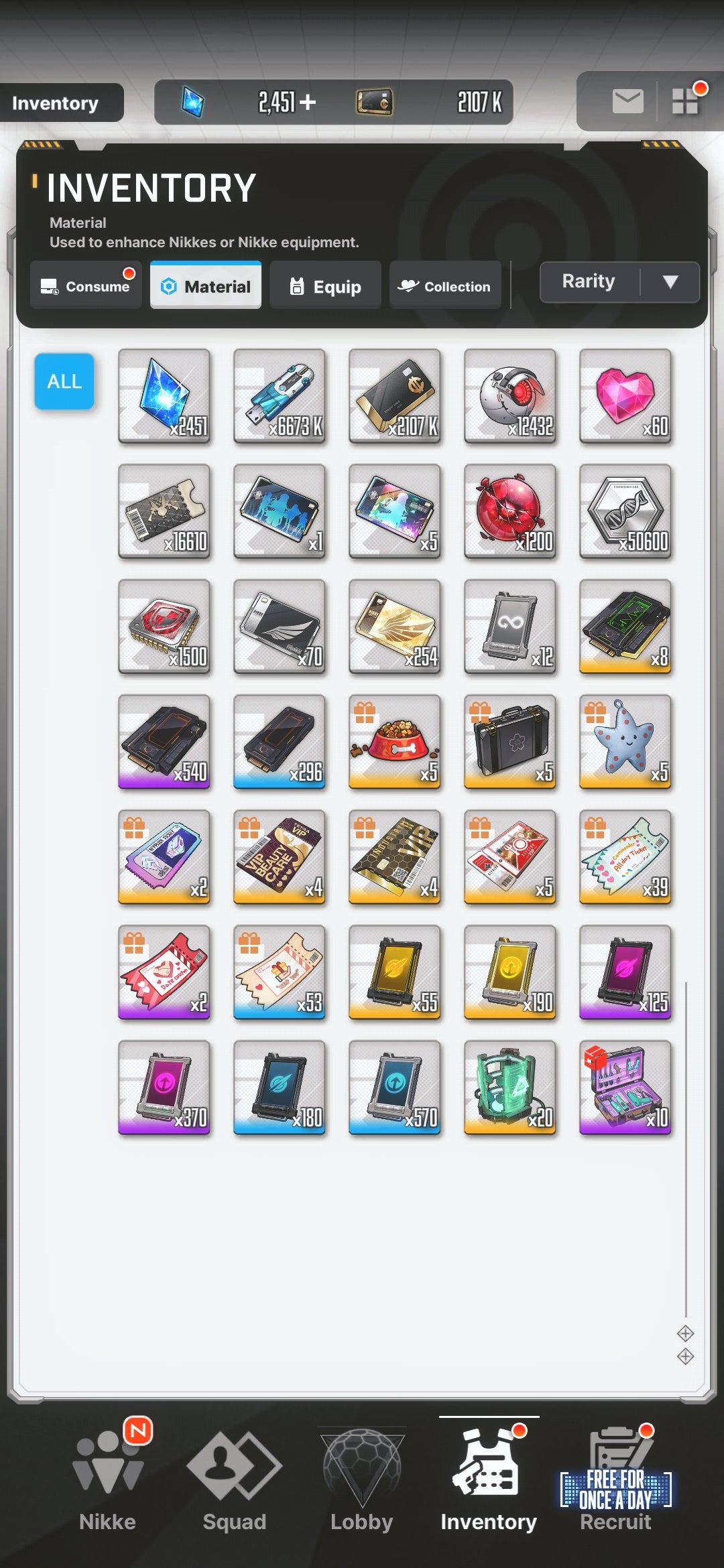 [GLOBAL] GODDESS OF VICTORY NIKKE 19SSR+Pity Nayuta+Scarlet+Dorothy+Red Hood+Skin+Isabel+Snow White++ starter account-Mobile Games Starter