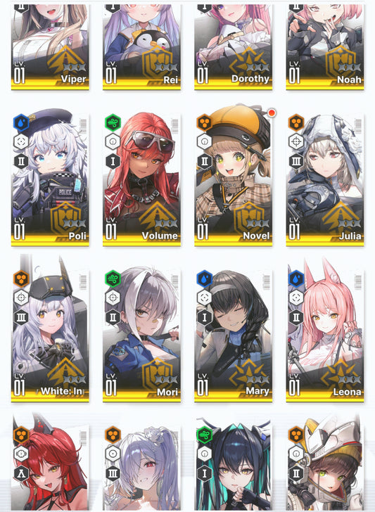 [GLOBAL] GODDESS OF VICTORY NIKKE 20SSR Cinderella: Crystal Wave+Dorothy+Red Hood+Skin+Volume+Little Mermaid+Viper+Noah+Novel++ starter account-Mobile Games Starter