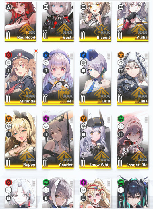 [GLOBAL] GODDESS OF VICTORY NIKKE 20SSR double Scarlet Black Shadow+2 Red Hood+Skin+Little Mermaid+Rei++ starter account-Mobile Games Starter