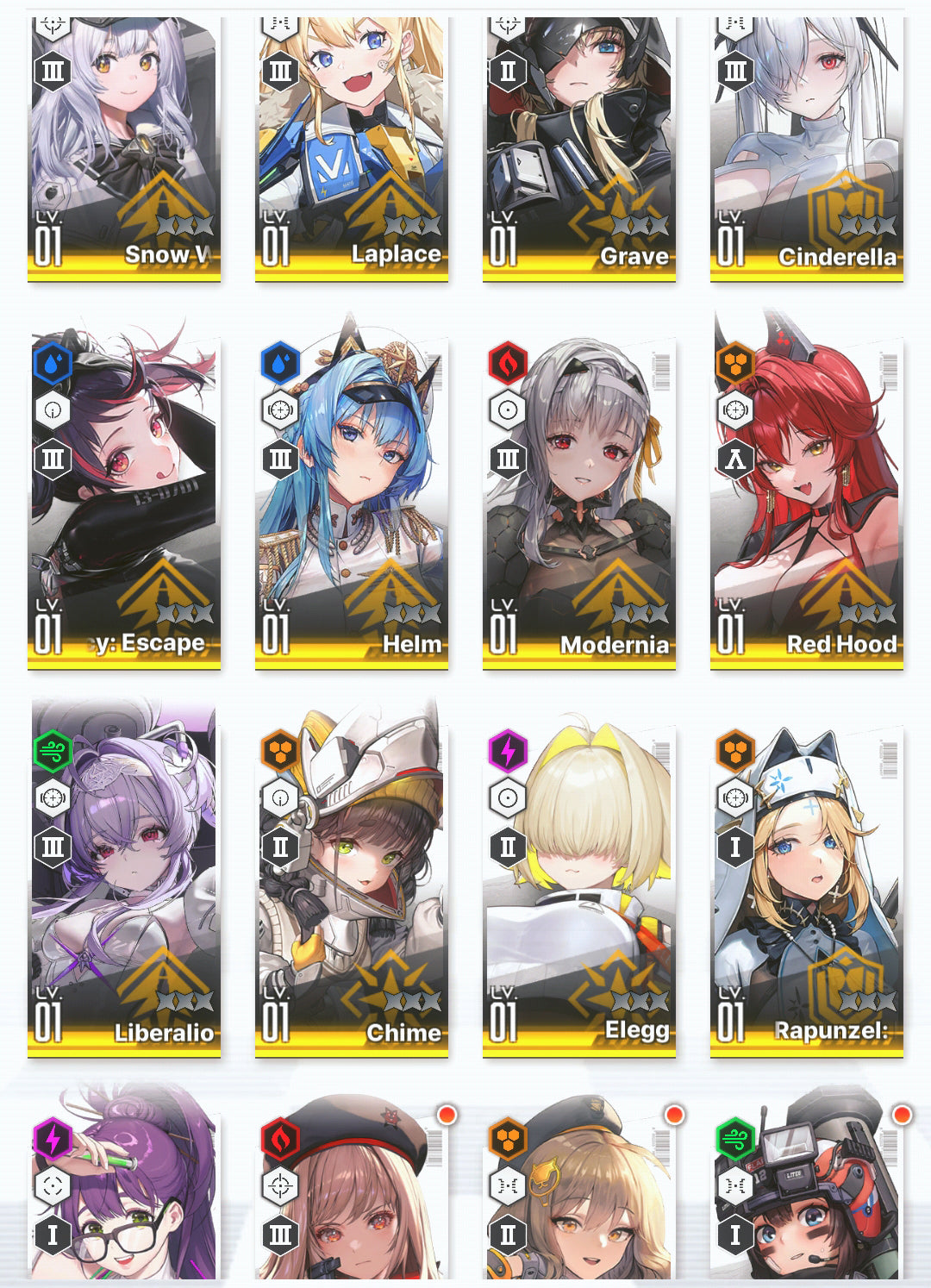 [GLOBAL] GODDESS OF VICTORY NIKKE 20SSR Liberalio+Dorothy+Modernia+Red Hood+Skin+Cinderella+Grave++ starter account-Mobile Games Starter