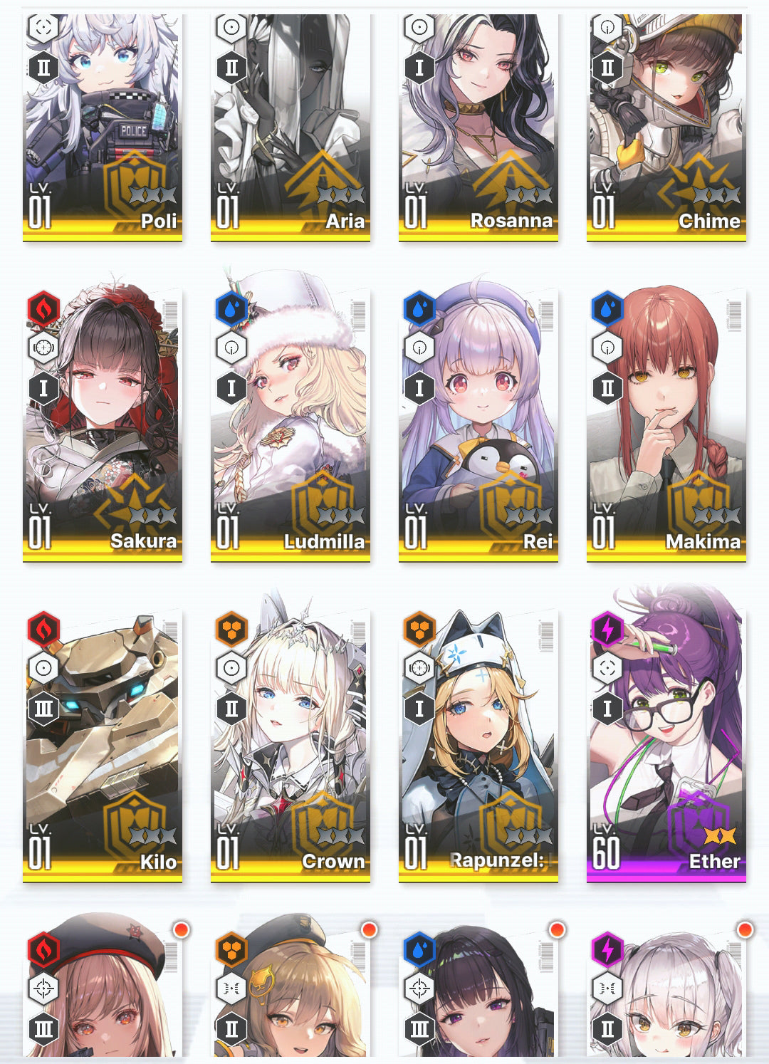 [GLOBAL] GODDESS OF VICTORY NIKKE 20SSR Makima+Coatoff+Crown+2 Red Hood+skin+Cinderella+Scarlet Black Shadow+Himeno+Rei++ starter account-Mobile Games Starter