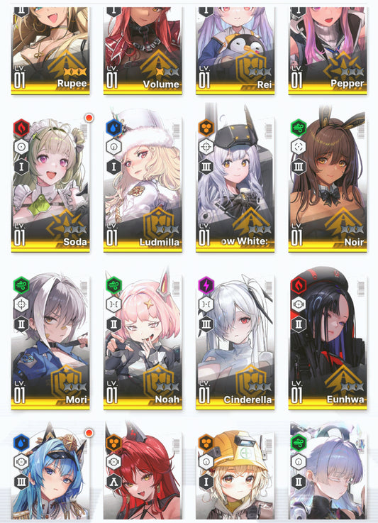 [GLOBAL] GODDESS OF VICTORY NIKKE 20SSR MLB 4X Rupee+Red Hood+Skin+Nayuta+Cinderella+Liter+Soda+Pepper+Ludmilla+Rei++ starter account-Mobile Games Starter