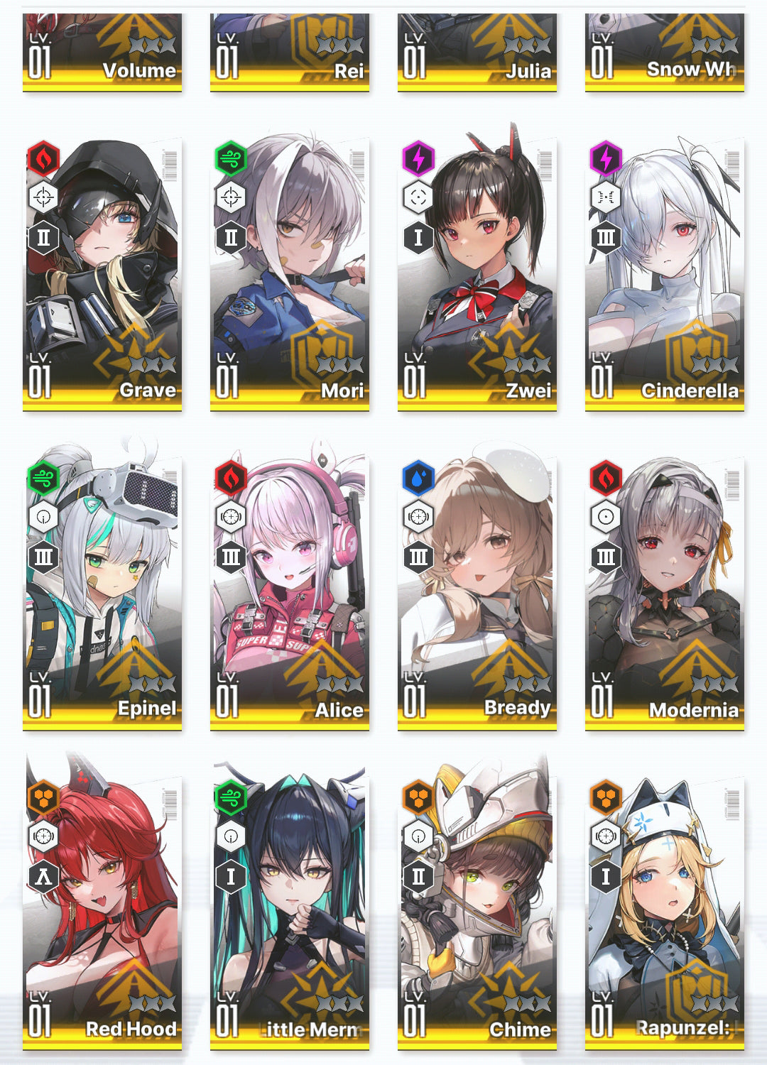 [GLOBAL] GODDESS OF VICTORY NIKKE 20SSR Modernia+Red Hood+Skin+Cinderella+Grave+Little Mermaid+Blanc+Privaty+Pepper+Volume+Rei++ starter account-Mobile Games Starter
