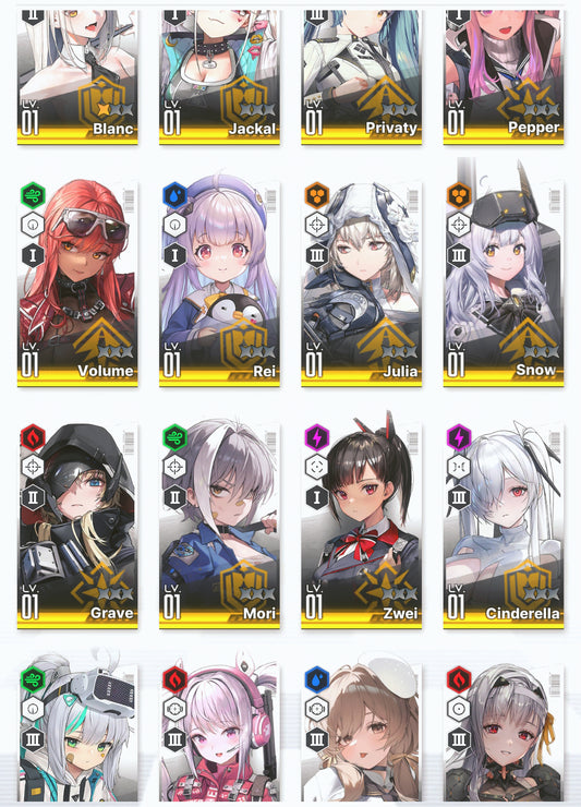 [GLOBAL] GODDESS OF VICTORY NIKKE 20SSR Modernia+Red Hood+Skin+Cinderella+Grave+Little Mermaid+Blanc+Privaty+Pepper+Volume+Rei++ starter account-Mobile Games Starter