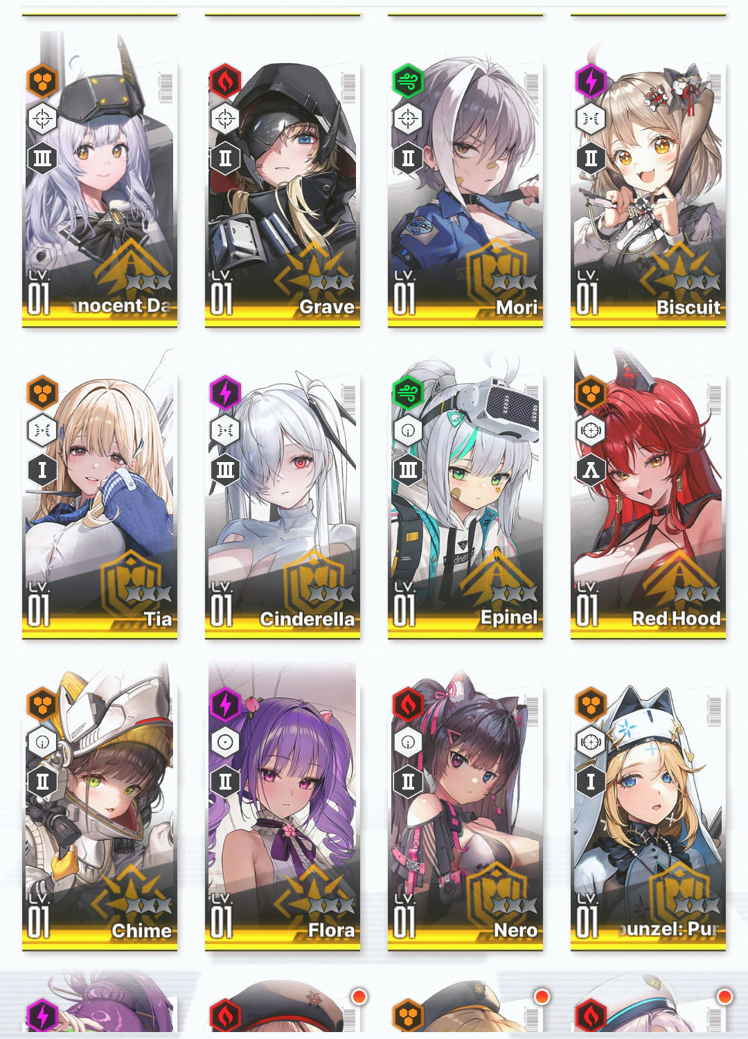 [GLOBAL] GODDESS OF VICTORY NIKKE 20SSR Red Hood+Skin+Cinderella+Grave+Little Mermaid+Blanc+Viper+Dolla+Aria+Rei++ starter account-Mobile Games Starter