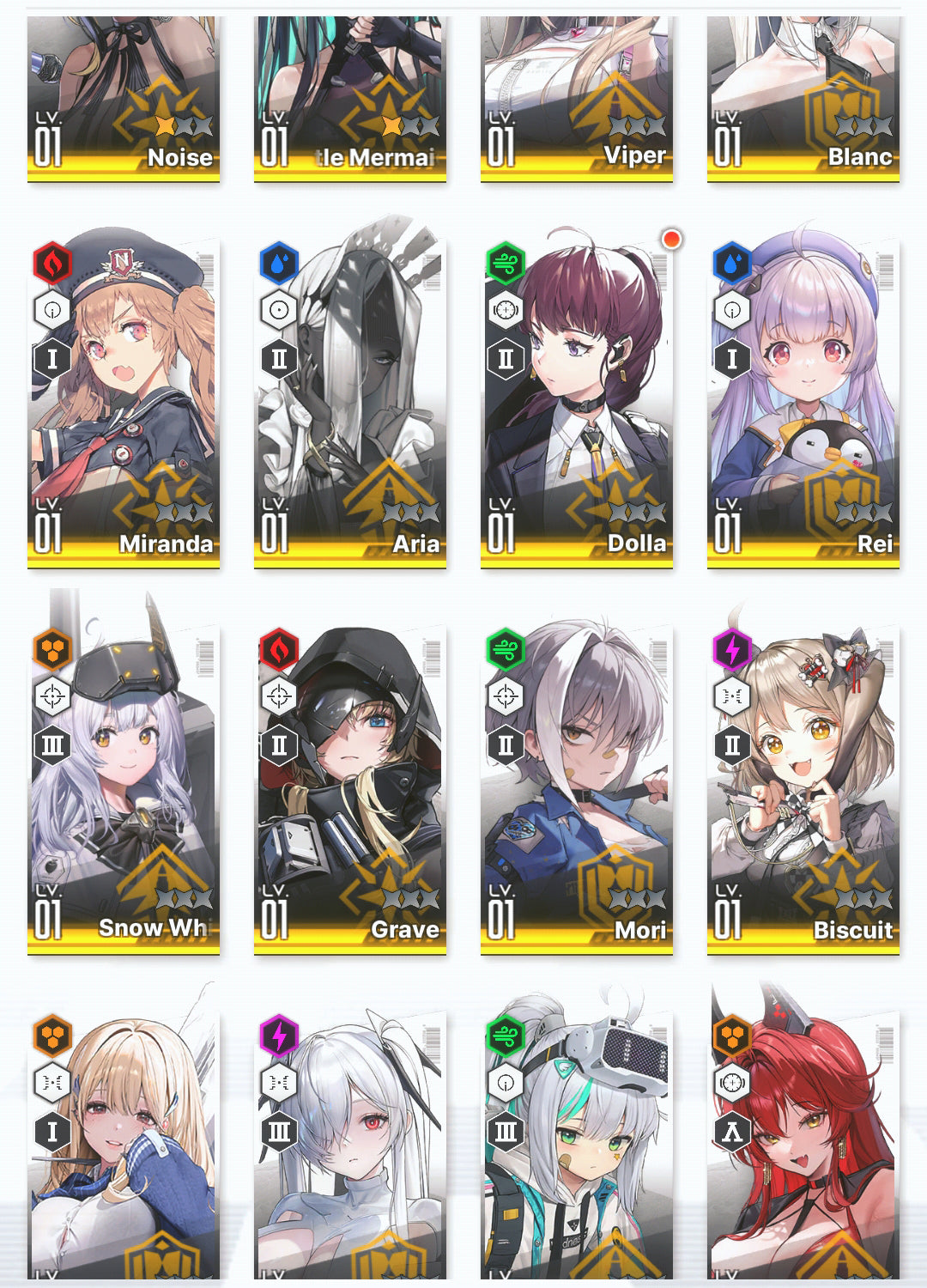[GLOBAL] GODDESS OF VICTORY NIKKE 20SSR Red Hood+Skin+Cinderella+Grave+Little Mermaid+Blanc+Viper+Dolla+Aria+Rei++ starter account-Mobile Games Starter