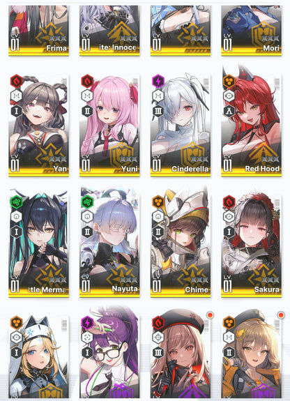 [GLOBAL] GODDESS OF VICTORY NIKKE 21SSR Nayuta+Modernia+skin+Little Mermaid+Dorothy+Red Hood+Skin+Cinderella+Noir+Noah+Volume++ starter account-Mobile Games Starter