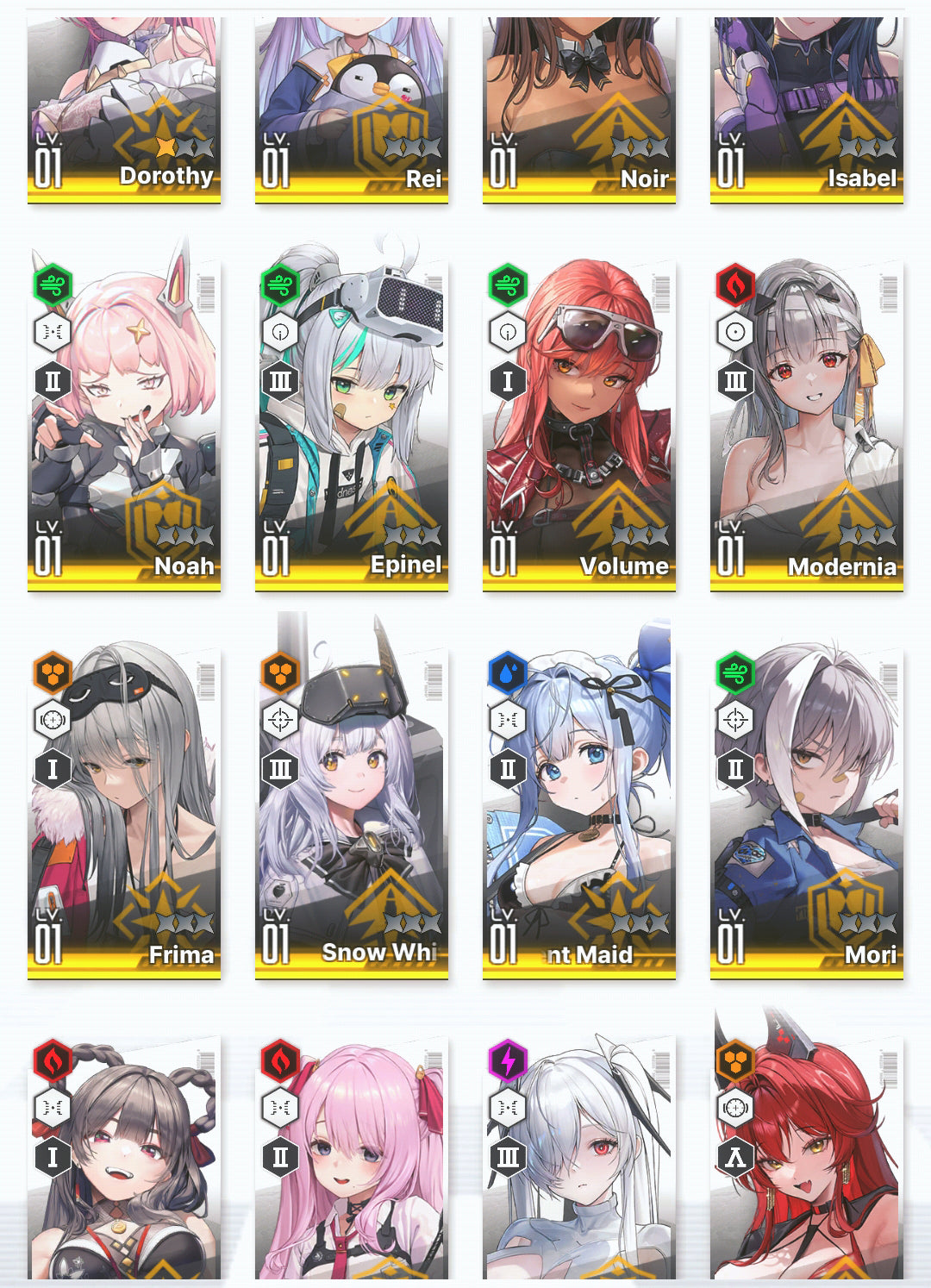 [GLOBAL] GODDESS OF VICTORY NIKKE 21SSR Nayuta+Modernia+skin+Little Mermaid+Dorothy+Red Hood+Skin+Cinderella+Noir+Noah+Volume++ starter account-Mobile Games Starter