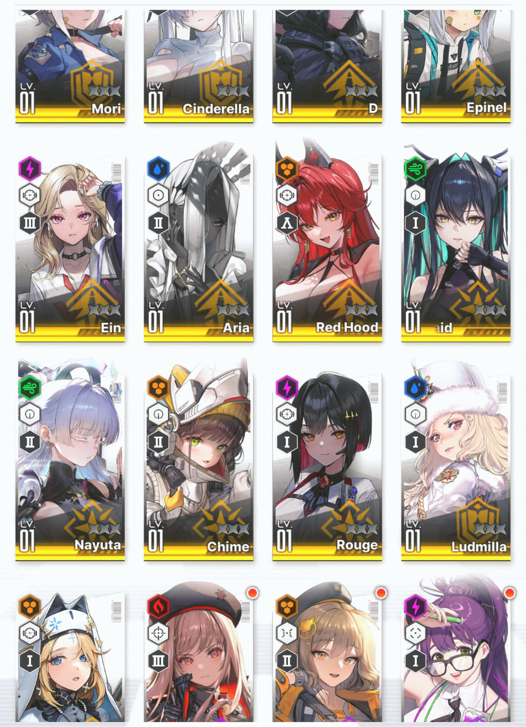 [GLOBAL] GODDESS OF VICTORY NIKKE 21SSR Nayuta+Scarlet+Red Hood+Skin+Cinderella+Grave+Little Mermaid+Sparkling Summer Anis+Helm++ starter account-Mobile Games Starter