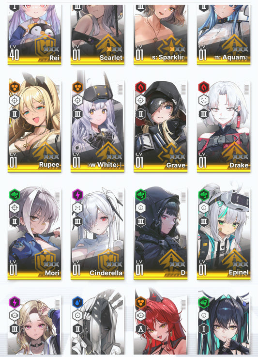 [GLOBAL] GODDESS OF VICTORY NIKKE 21SSR Nayuta+Scarlet+Red Hood+Skin+Cinderella+Grave+Little Mermaid+Sparkling Summer Anis+Helm++ starter account-Mobile Games Starter
