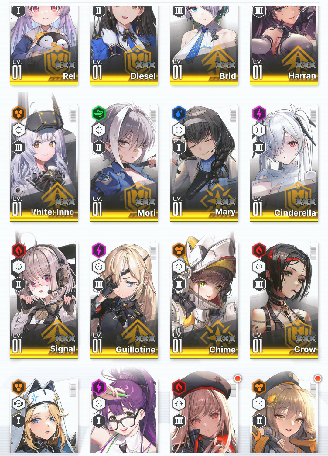 [GLOBAL] GODDESS OF VICTORY NIKKE 21SSR Red Hood+Skin+Cinderella+Blanc+Pepper+Cocoa+Yuni+Novel++ starter account-Mobile Games Starter
