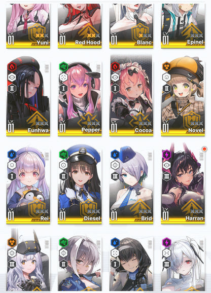 [GLOBAL] GODDESS OF VICTORY NIKKE 21SSR Red Hood+Skin+Cinderella+Blanc+Pepper+Cocoa+Yuni+Novel++ starter account-Mobile Games Starter