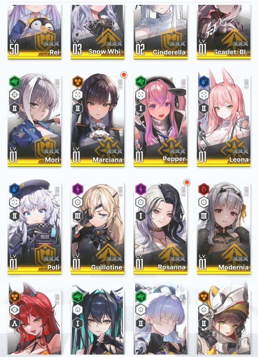[GLOBAL] GODDESS OF VICTORY NIKKE 21SSR Red Hood+Skin+Nayuta+Modernia+Scarlet Black Shadow+Cinderella+Little Mermaid+Pepper+Poli+Guillotine+Rei++ starter account-Mobile Games Starter