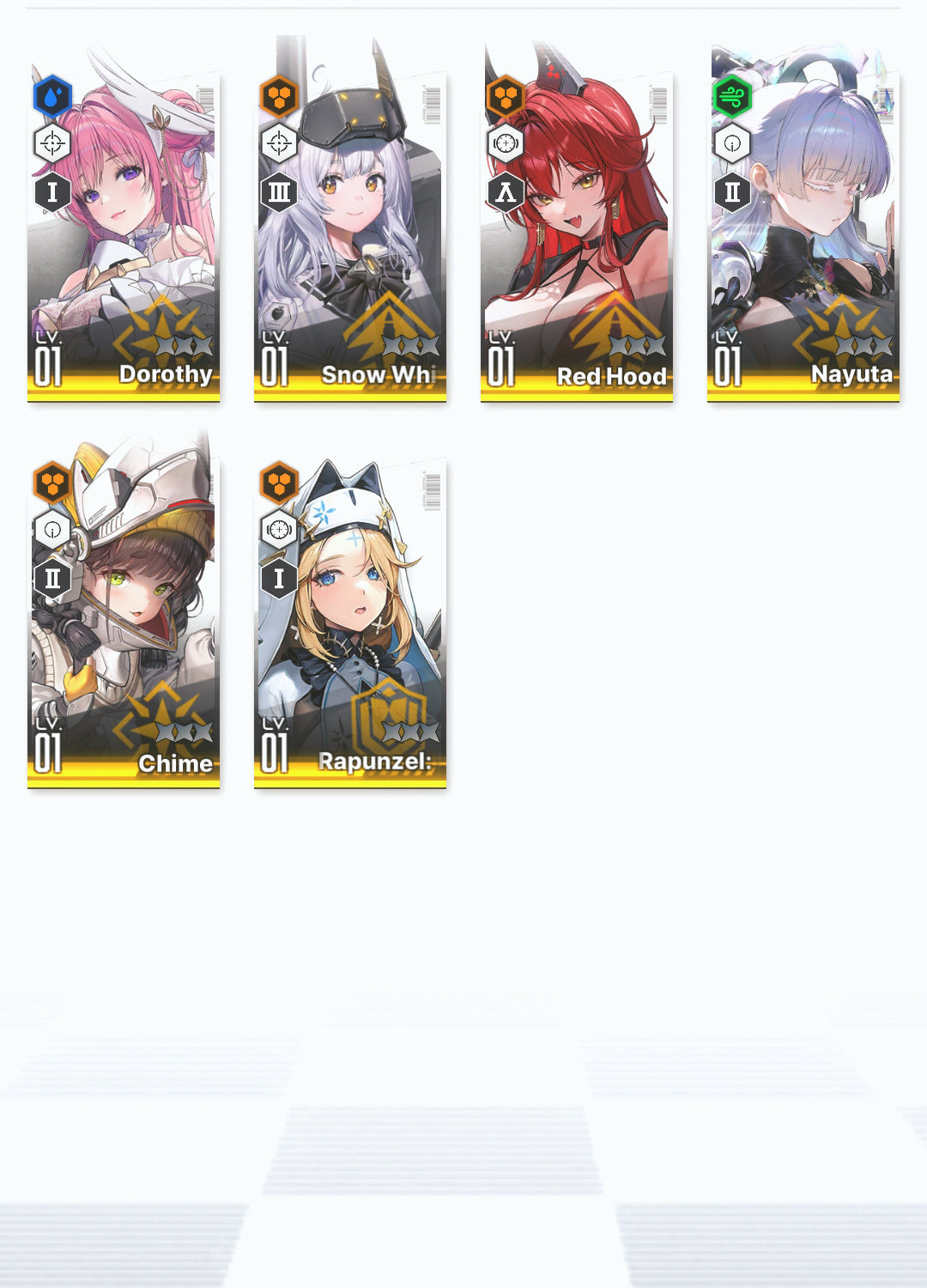 [GLOBAL] GODDESS OF VICTORY NIKKE 21SSR+Pity Nayuta+Dorothy+Red Hood+skin+Privaty+Aria+Yulha+Drake++ starter account-Mobile Games Starter