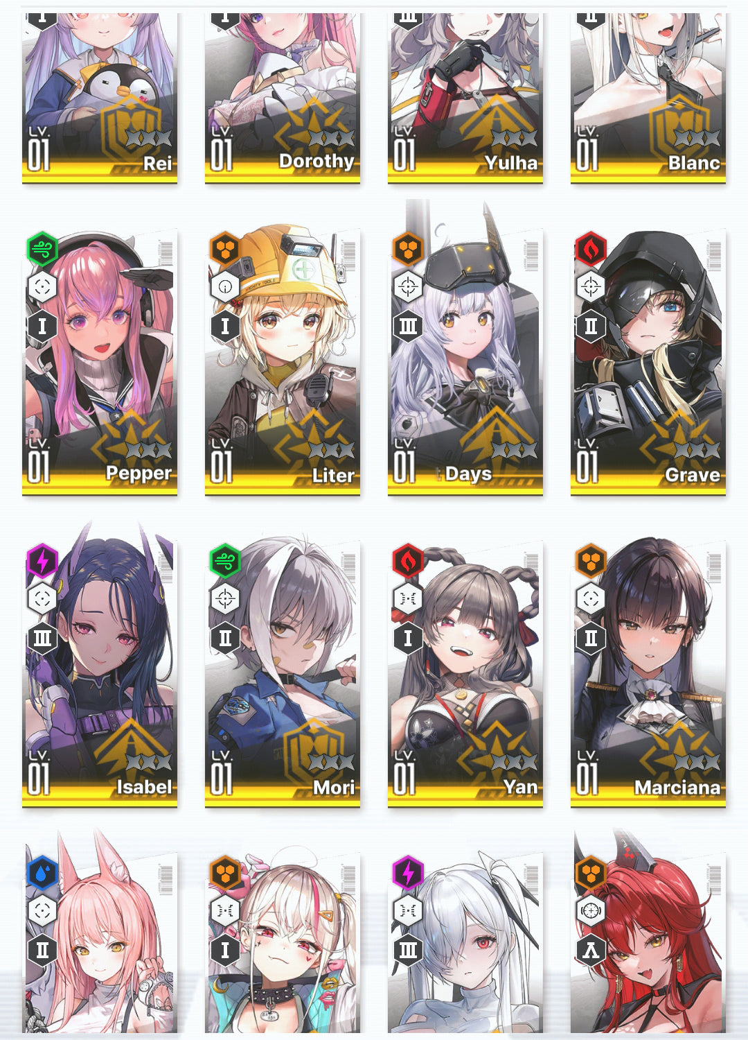[GLOBAL] GODDESS OF VICTORY NIKKE 22SSR Dorothy+Red Hood+Skin+Cinderella+Grave+Little Mermaid+Liter+Blanc+Yulha+Rei++ starter account-Mobile Games Starter