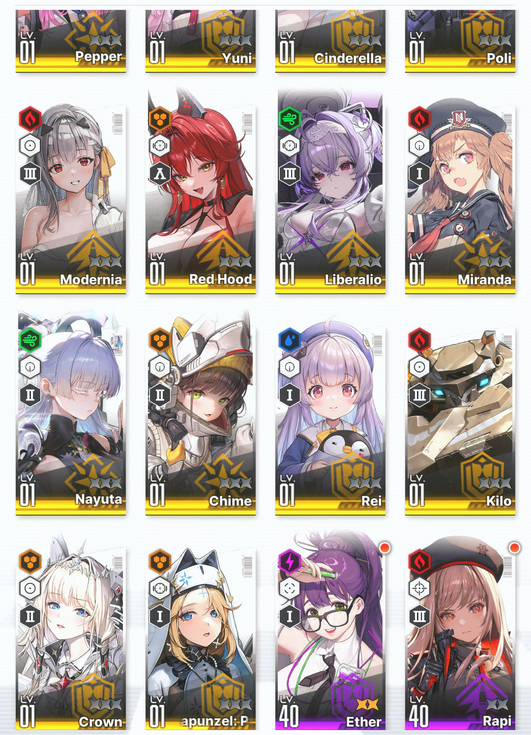 [GLOBAL] GODDESS OF VICTORY NIKKE 22SSR Modernia+skin+Liberalio+Nayuta+Dorothy+Cinderella+Crown+Harran+Red Hood+skin+Rei++ starter account-Mobile Games Starter