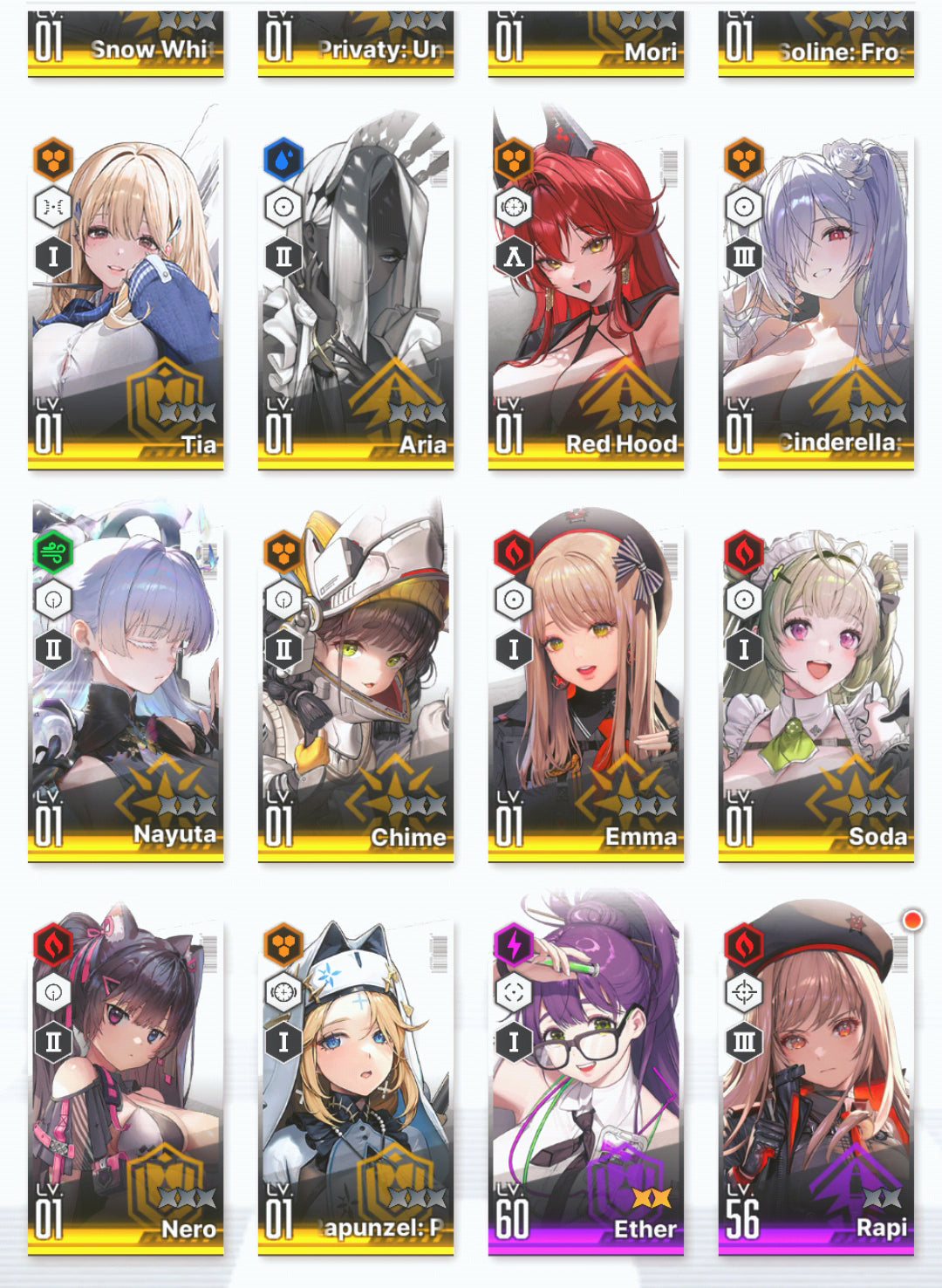 [GLOBAL] GODDESS OF VICTORY NIKKE 22SSR+Pity Cinderella: Crystal Wave+Nayuta+Scarlet+Dorothy+Red Hood+Skin+Isabel+Snow White++ starter account-Mobile Games Starter