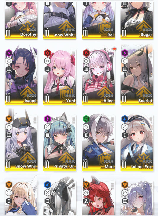 [GLOBAL] GODDESS OF VICTORY NIKKE 22SSR+Pity Cinderella: Crystal Wave+Nayuta+Scarlet+Dorothy+Red Hood+Skin+Isabel+Snow White++ starter account-Mobile Games Starter
