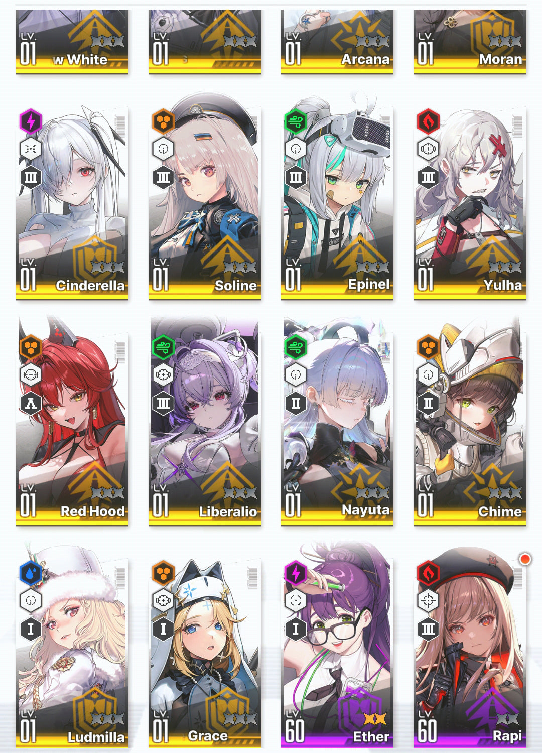 [GLOBAL] GODDESS OF VICTORY NIKKE 22SSR+Pity Liberalio+Nayuta+Dorothy+Red Hood+skin+Cinderella+Soda+Rei++ starter account-Mobile Games Starter