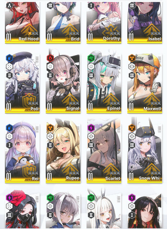 [GLOBAL] GODDESS OF VICTORY NIKKE 23SSR Cinderella: Crystal Wave+Dorothy+Red Hood+Skin+Cinderella+Scarlet+Isabel+Blanc+Signal+Epinel++ starter account-Mobile Games Starter