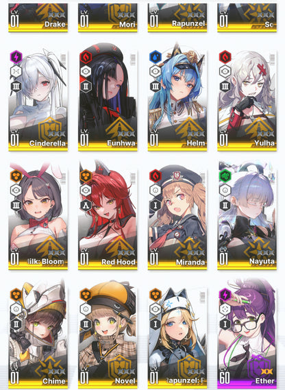 [GLOBAL] GODDESS OF VICTORY NIKKE 23SSR Nayuta+Red Hood+Skin+Cinderella+Grave+Harran+Blanc+Snow White+Rei++ starter account-Mobile Games Starter