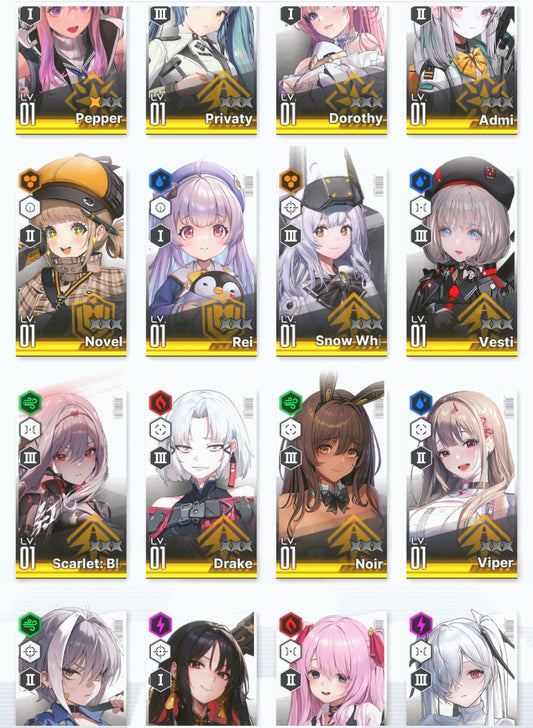 [GLOBAL] GODDESS OF VICTORY NIKKE 23SSR Red Hood+Skin+Cinderella+Scarlet Black Shadow+Dorothy+Novel+Rei++ starter account-Mobile Games Starter