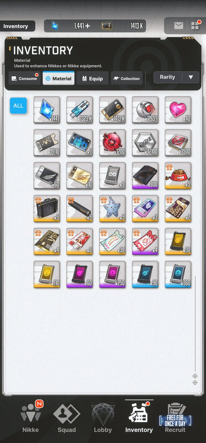 [GLOBAL] GODDESS OF VICTORY NIKKE 21SSR 2B+A2+Skin+Scarlet+Red Hood+Cinderella+Grave+Dorothy++ starter account-Mobile Games Starter